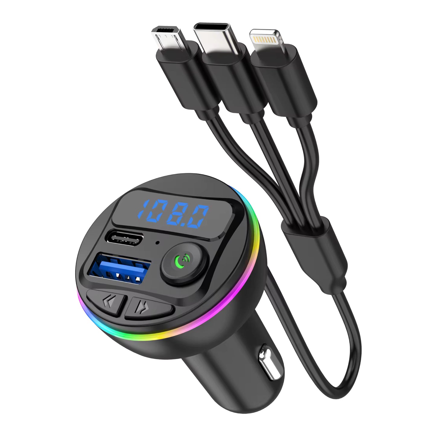 Wireless Car FM Transmitter and Charger