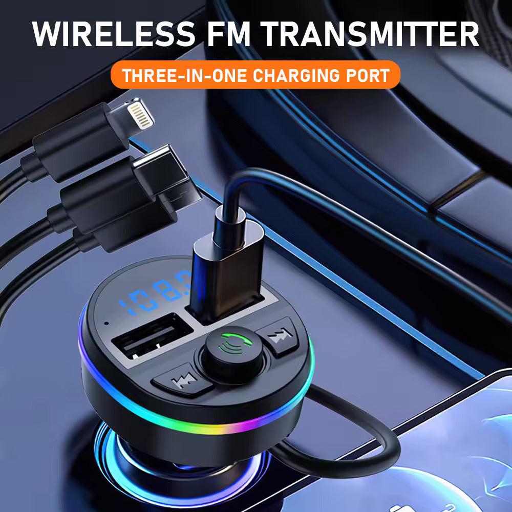 Wireless Car FM Transmitter and Charger