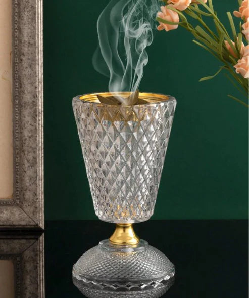 DiamondWaveIncenseBurner