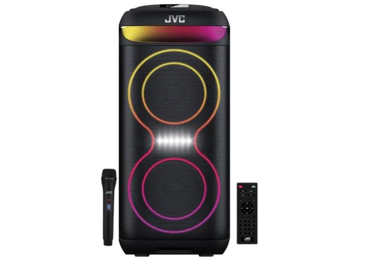 مكبر صوت JVC محمول للحفلات يعمل بتقنية البلوتوث